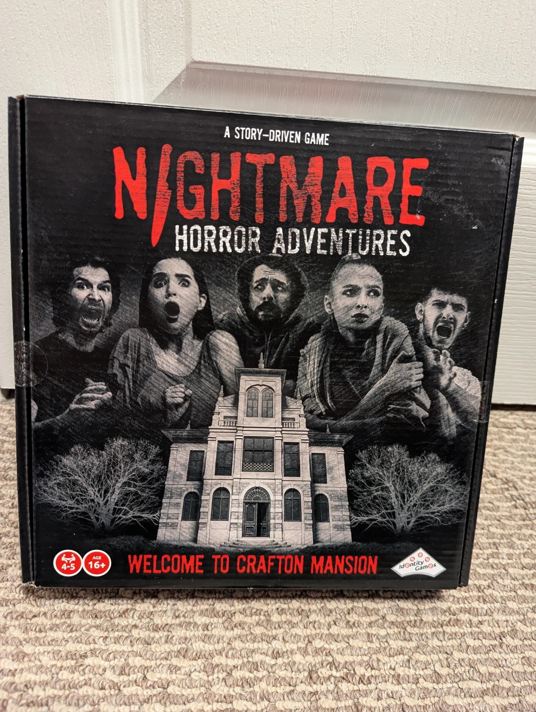 Nightmare Horror Adventures boardgame
