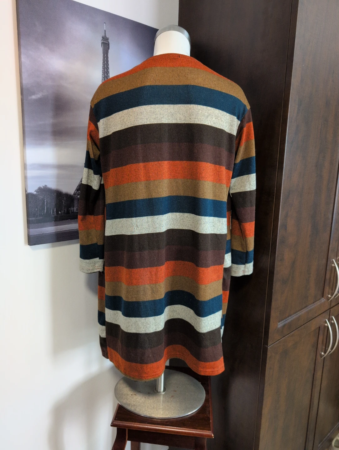 SHEIN Striped Longline Cardigan xs - photo 3