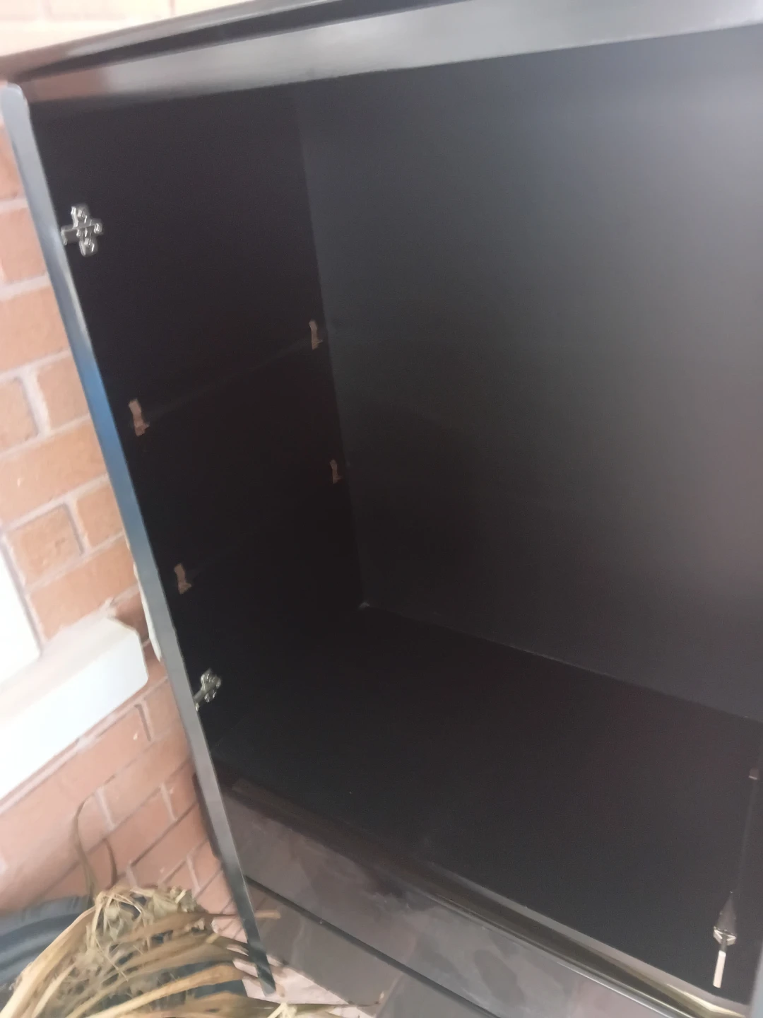 Black cabinet with two doors - photo 2