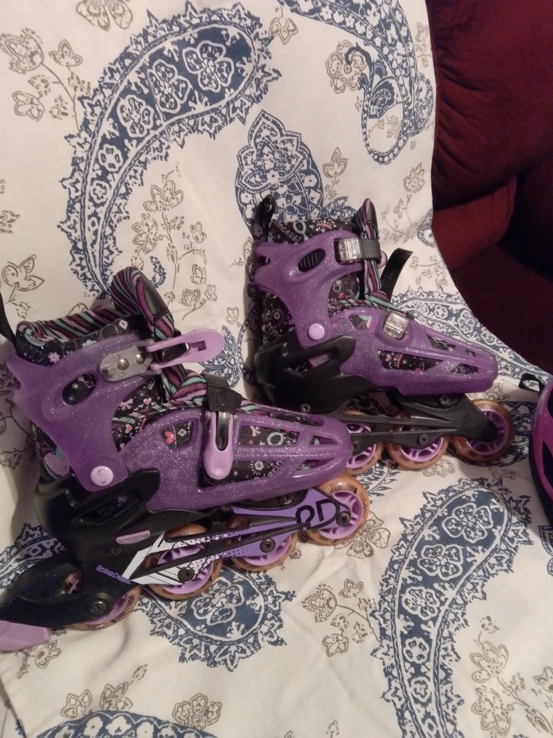 RDX Inline Skates & Pink Schwinn Helmet Set - photo 2