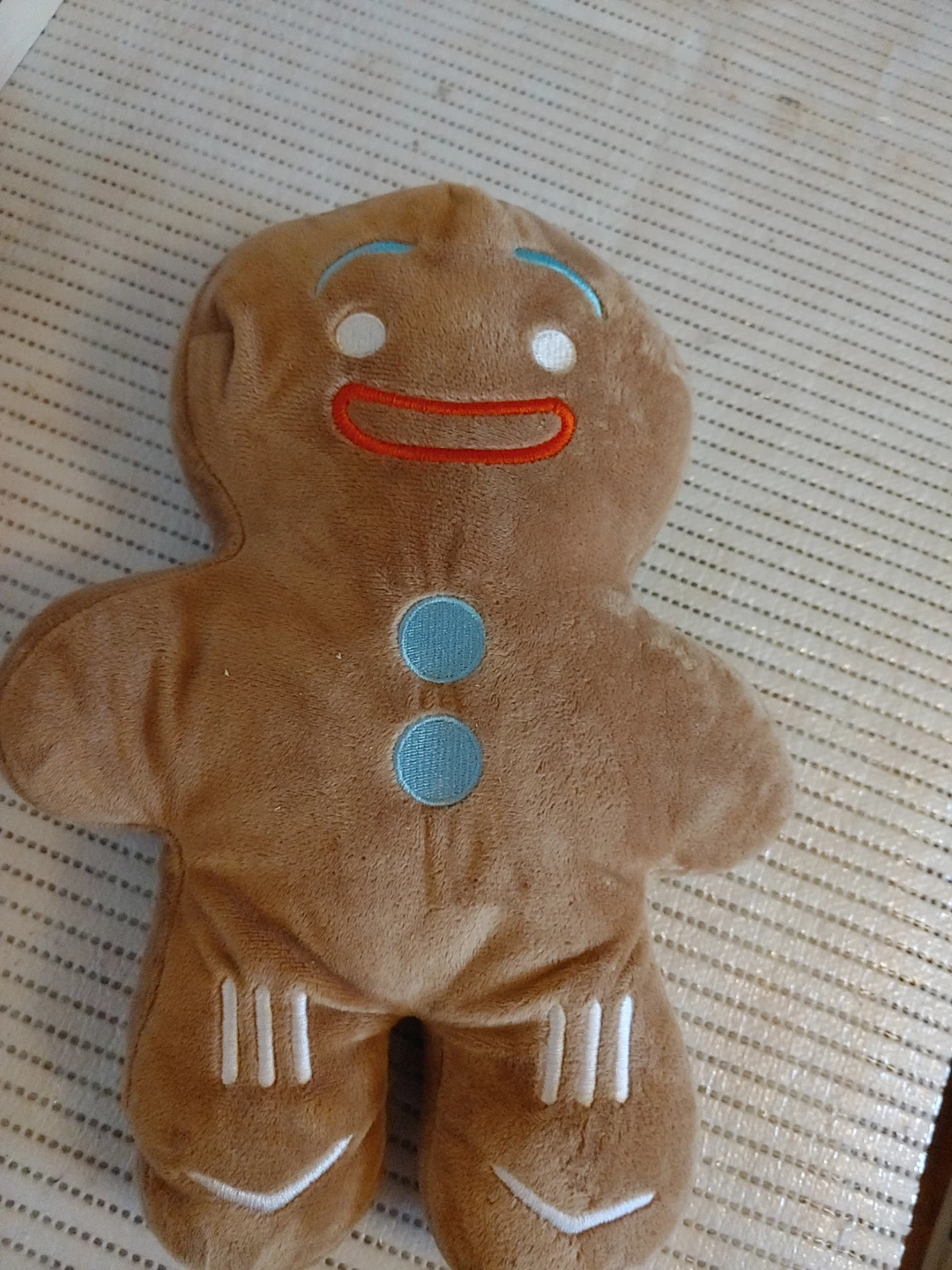 Gingerbread Man Plush Dog Toy