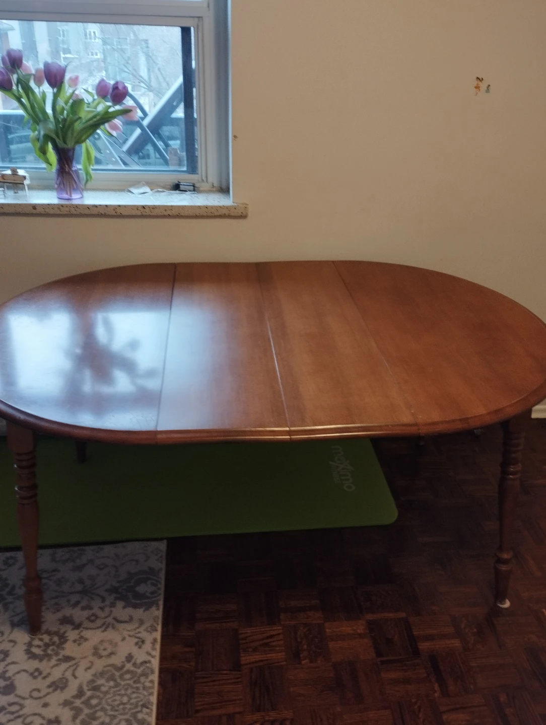 Wooden Dining Table with 4 Chairs - photo 2