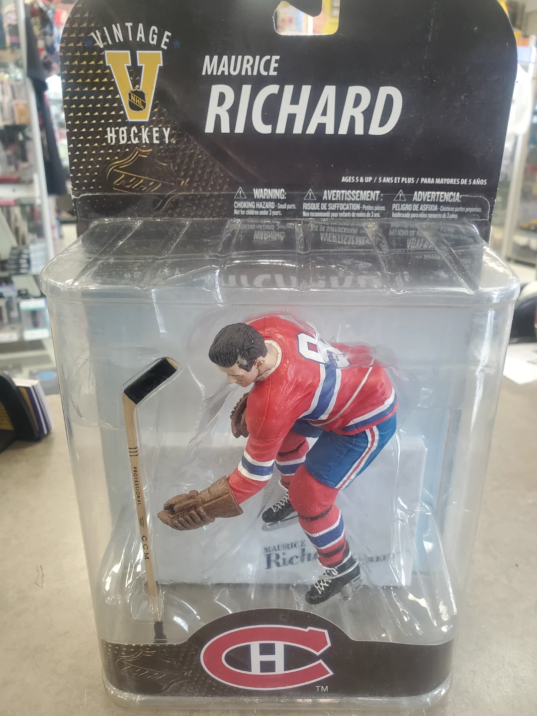 NHL Legends 7 Maurice "Rocket" Richard Action Figure