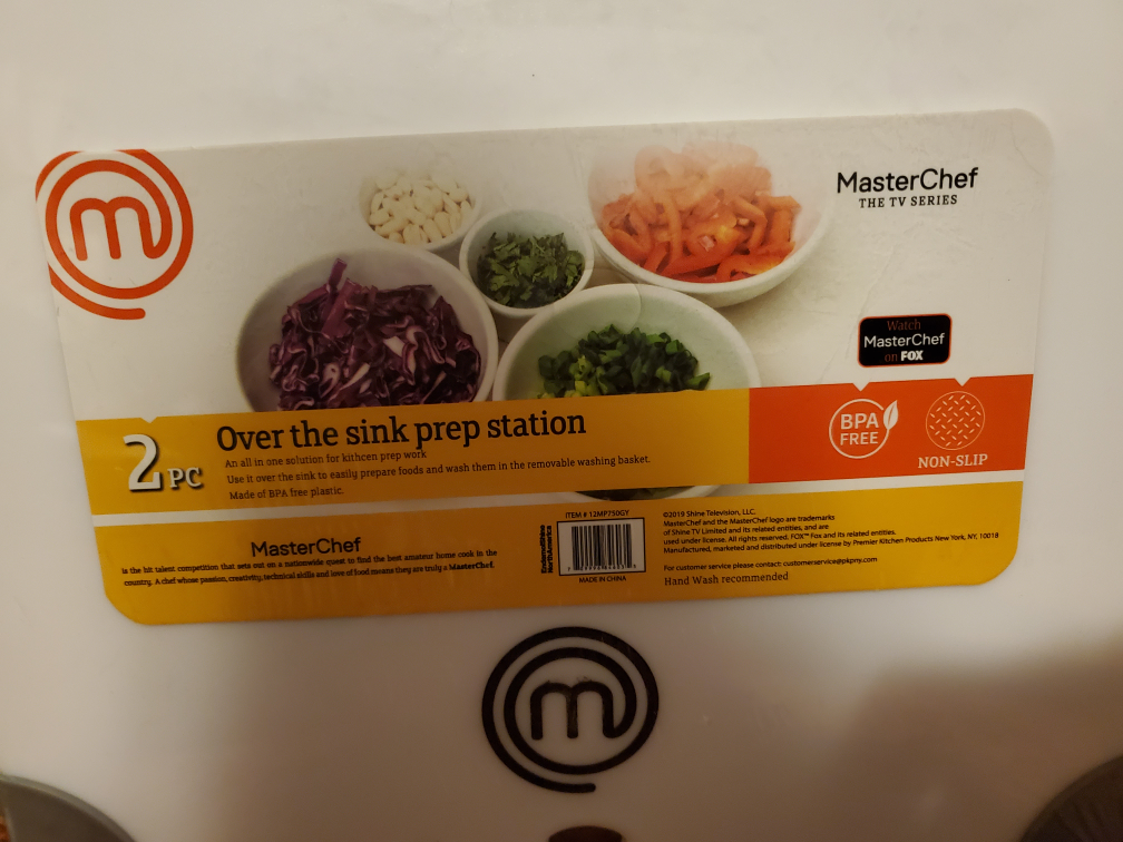 New MasterChef 2pc Over the Sink Kitchen Prep Station 🥕 - photo 3