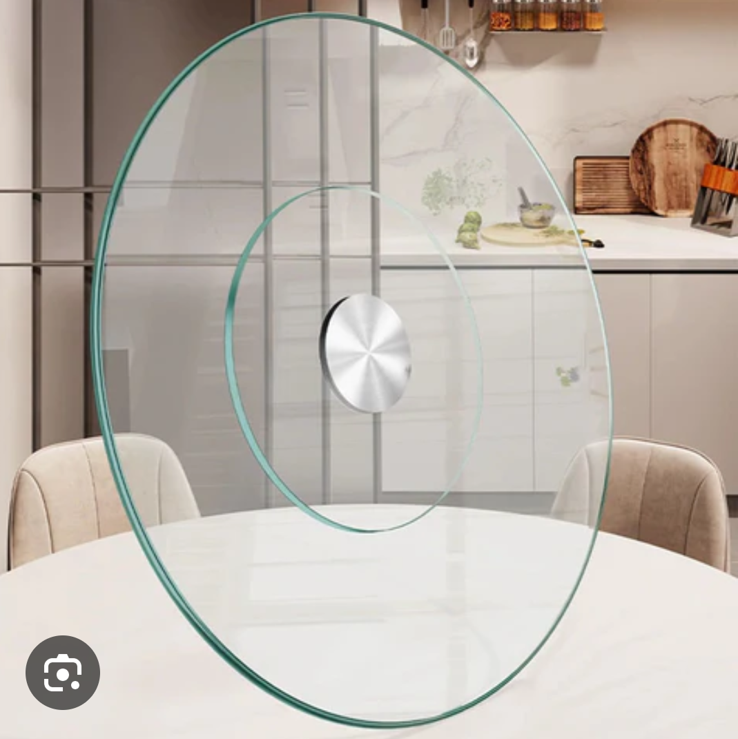 Glass Turntable Lazy Susan New - photo 3