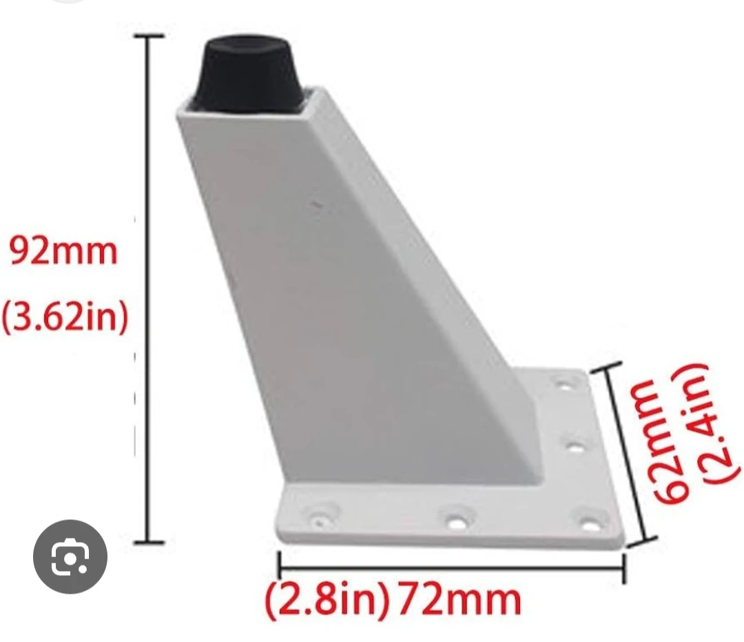 Furniture Leg Sofa Legs Metal Furniture Legs,4 Pcs,Adjustable - photo 2