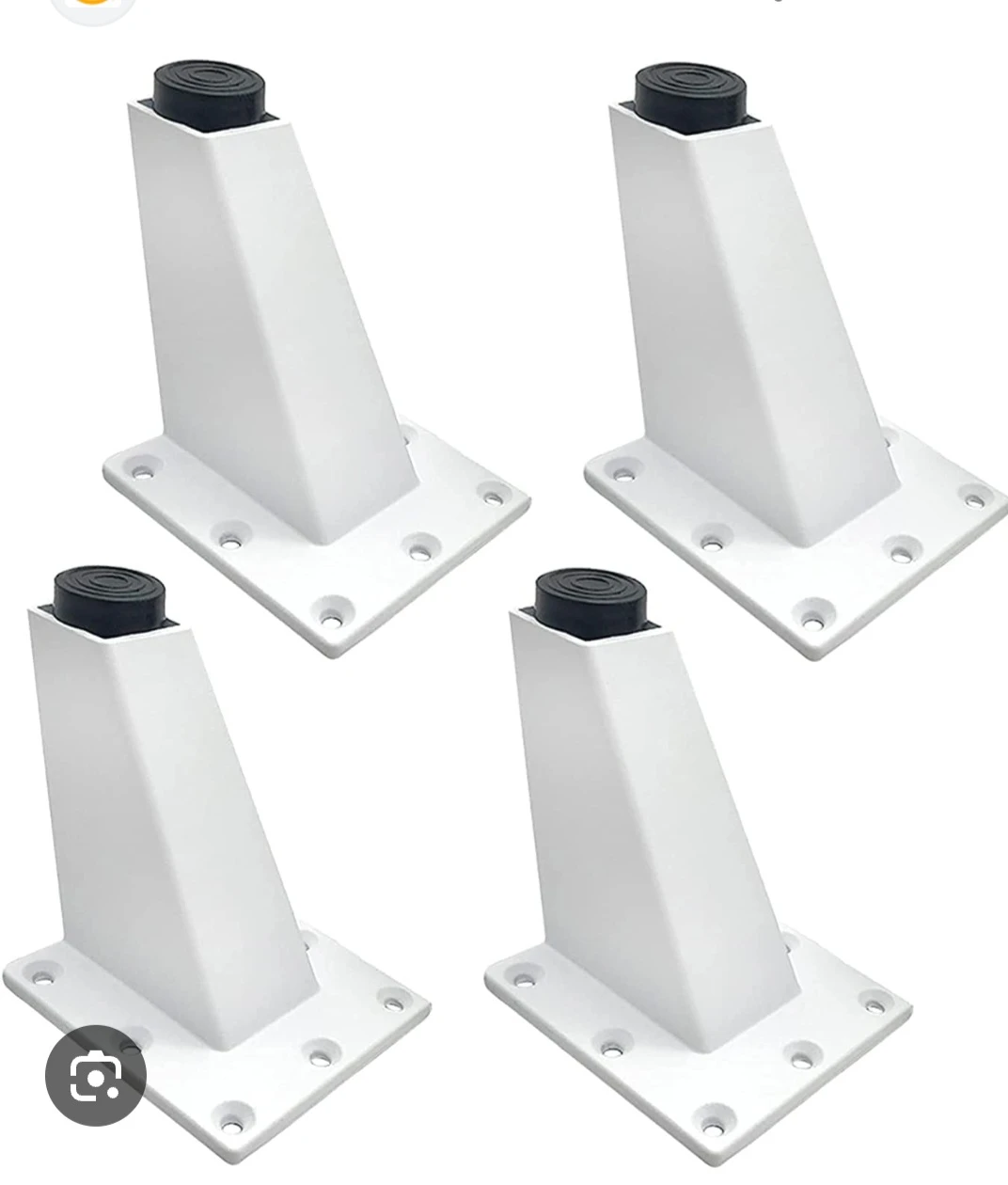 Furniture Leg Sofa Legs Metal Furniture Legs,4 Pcs,Adjustable - photo 5