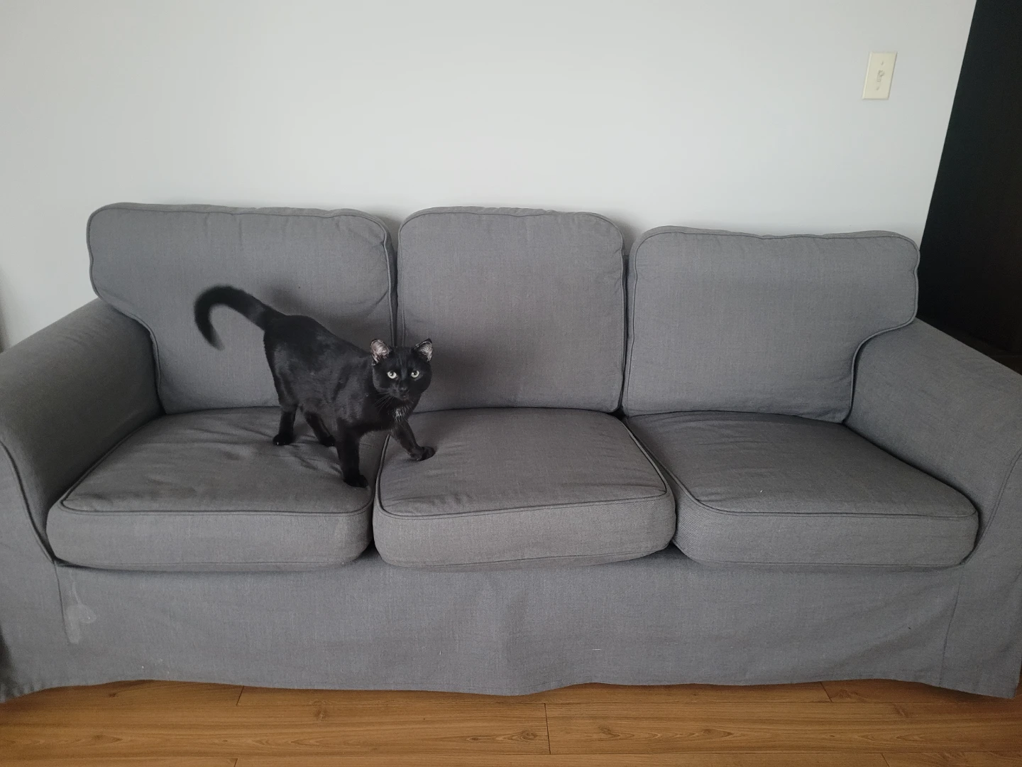 Grey 3-Seater Sofa