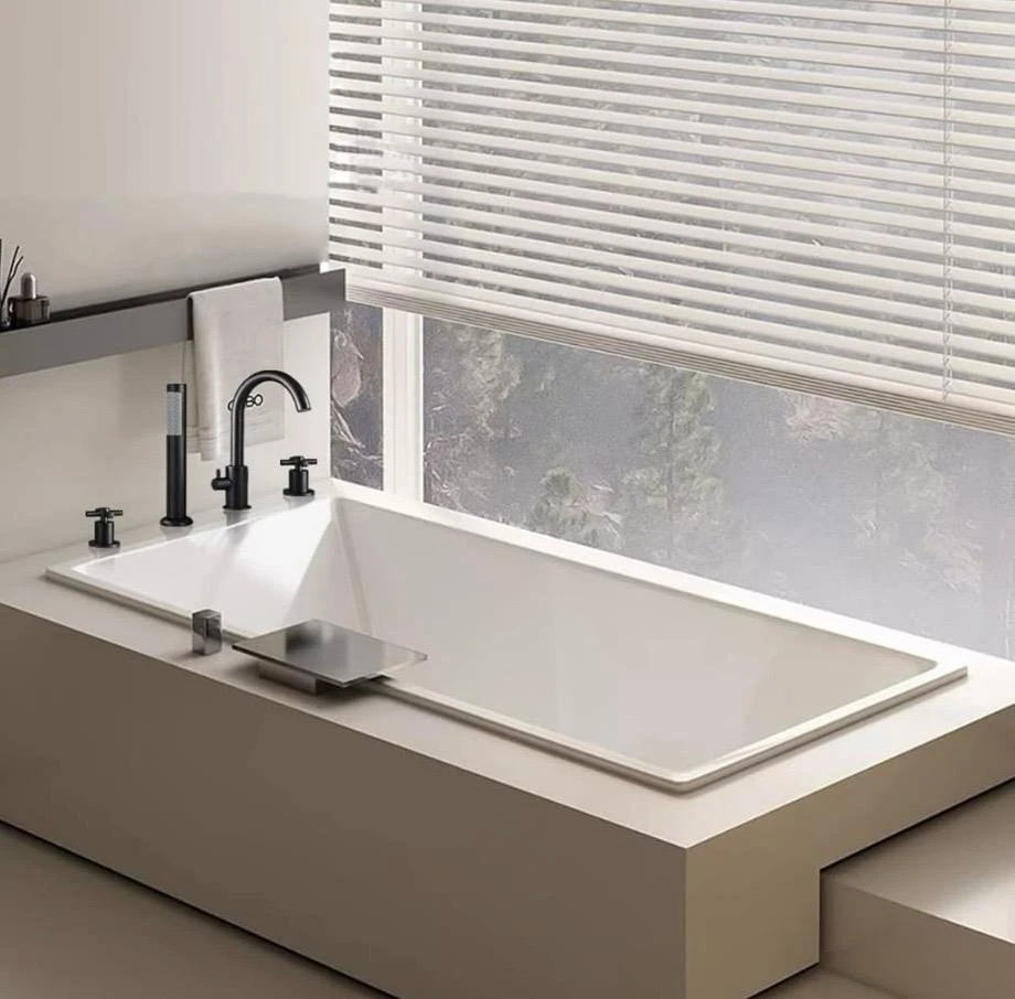 New TCUDCKI Bathtub Faucet with Hand Shower 4 Hole - photo 5
