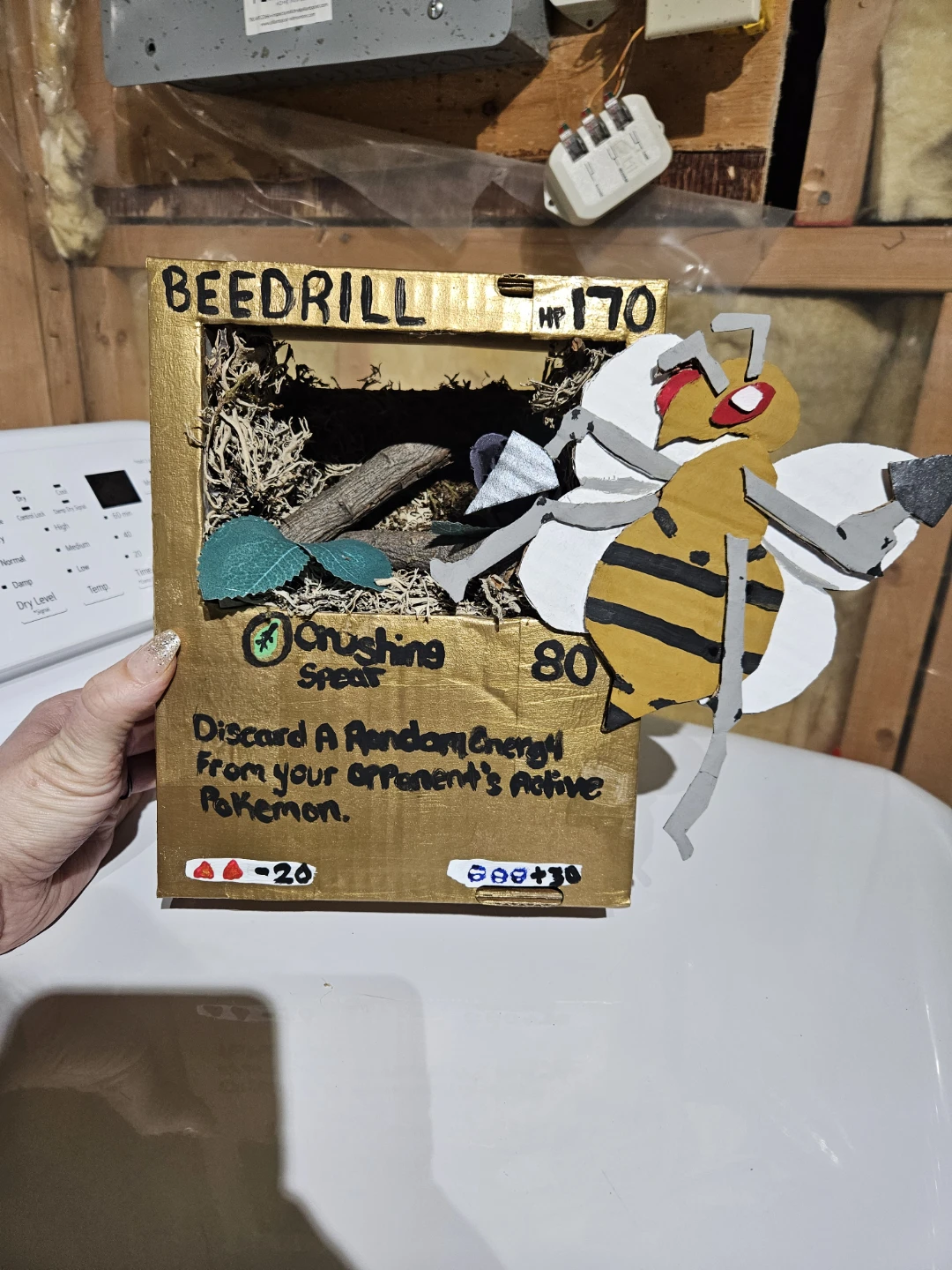 ​💥 Custom 3D Hand-Crafted "Shadowbox" Pokémon Cards