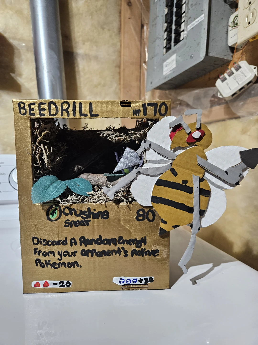 ​💥 Custom 3D Hand-Crafted "Shadowbox" Pokémon Cards - photo 3