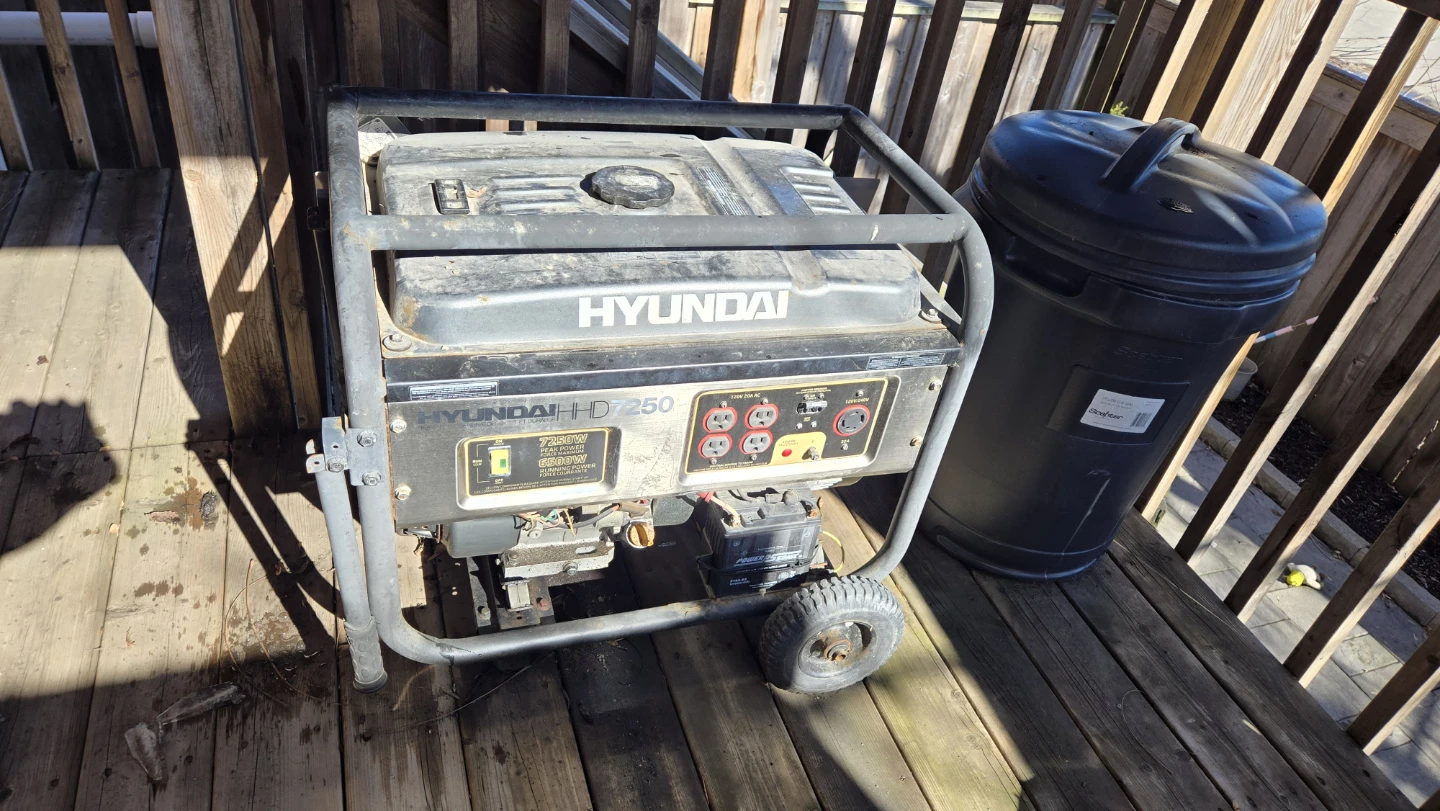 Hyundai 7250W Heavy Duty Generator