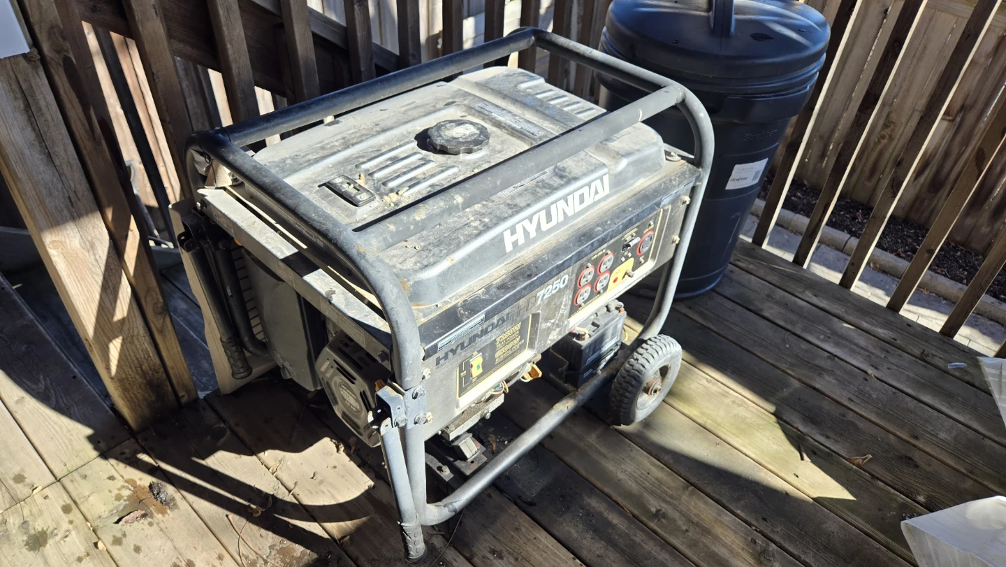 Hyundai 7250W Heavy Duty Generator - photo 2