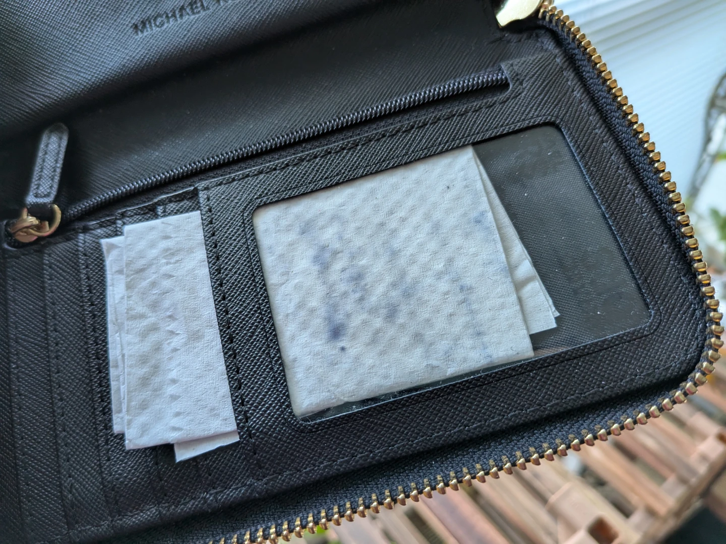 Michael Kors Black Leather Wristlet Wallet - photo 4