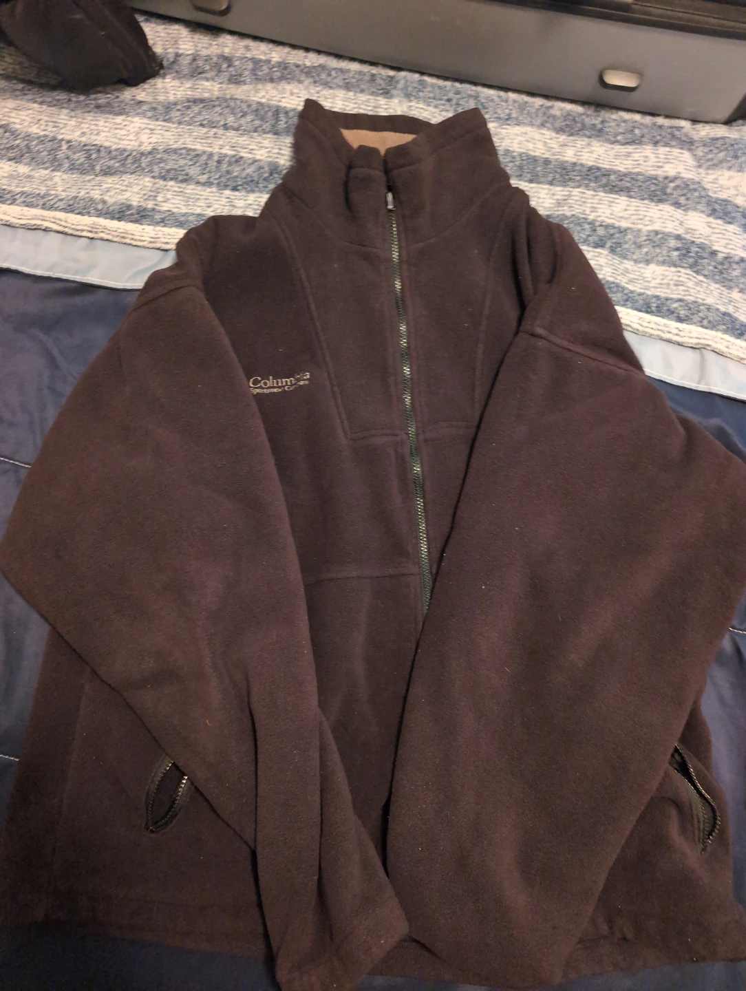 Columbia Fleece Jacket - Brown - Size L