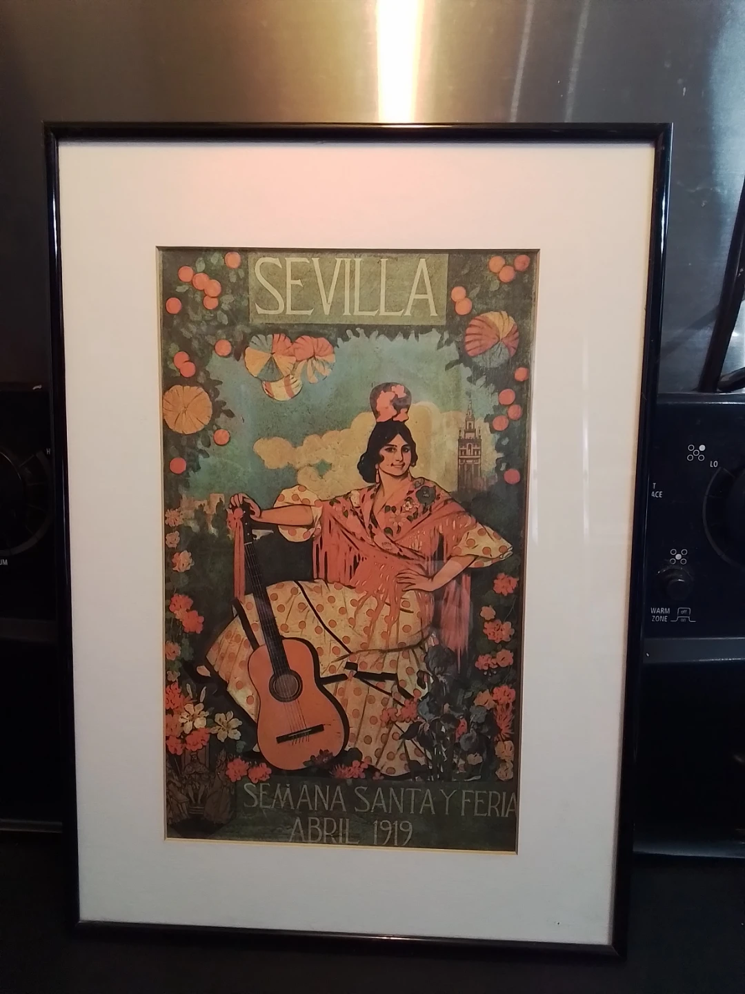 Sevilla "Semana Santa y Feria" April 1919 Framed Print