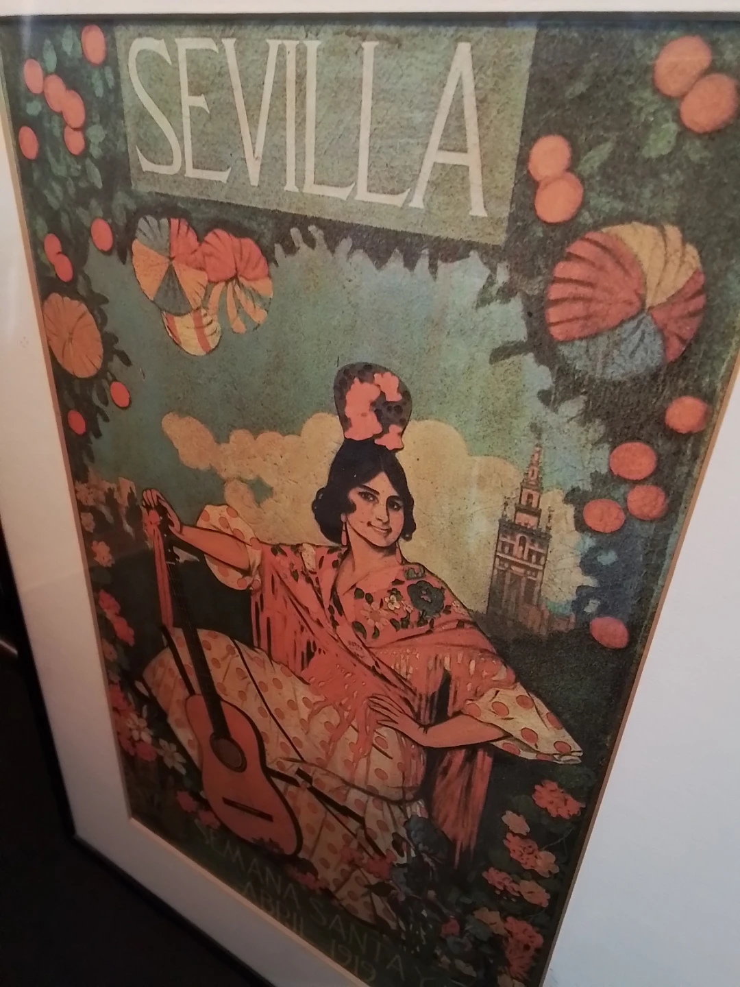 Sevilla "Semana Santa y Feria" April 1919 Framed Print - photo 3