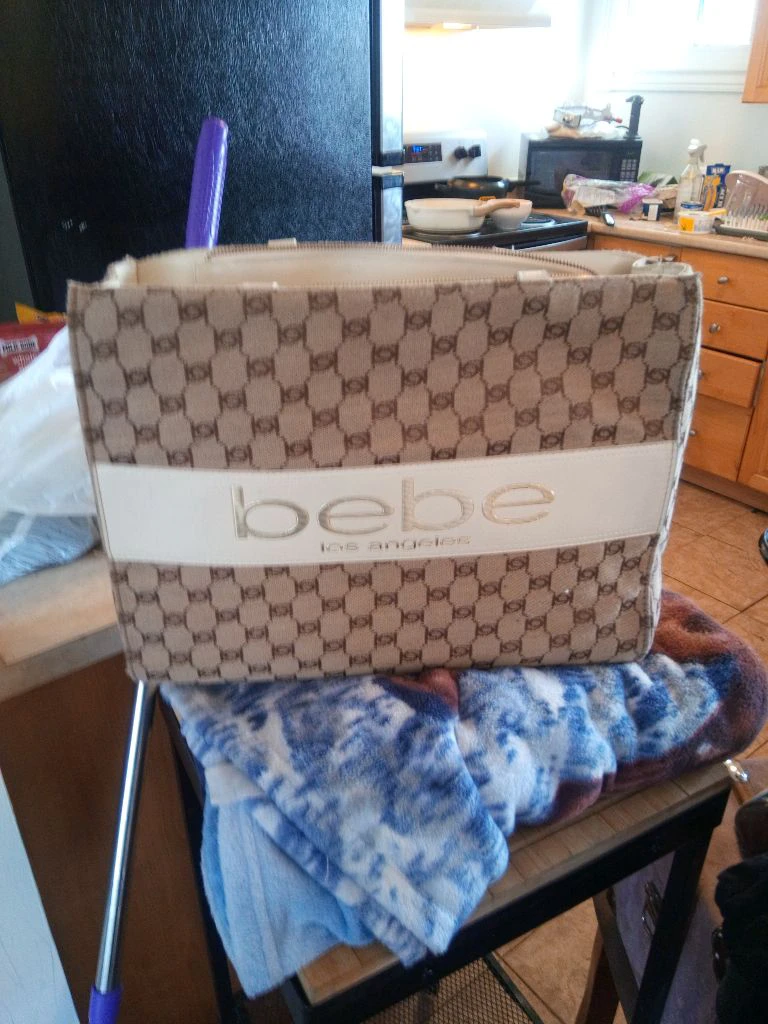 Bebe Los Angeles Monogrammed Handbag