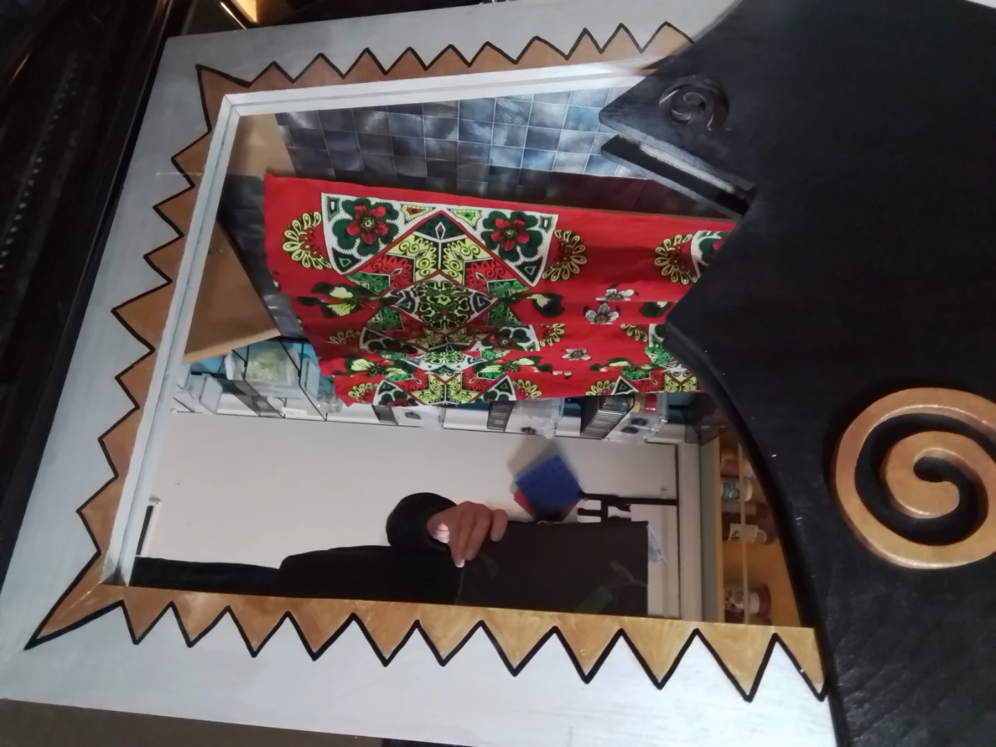 Handcrafted Design Artistic Mirror 29x31" - photo 3