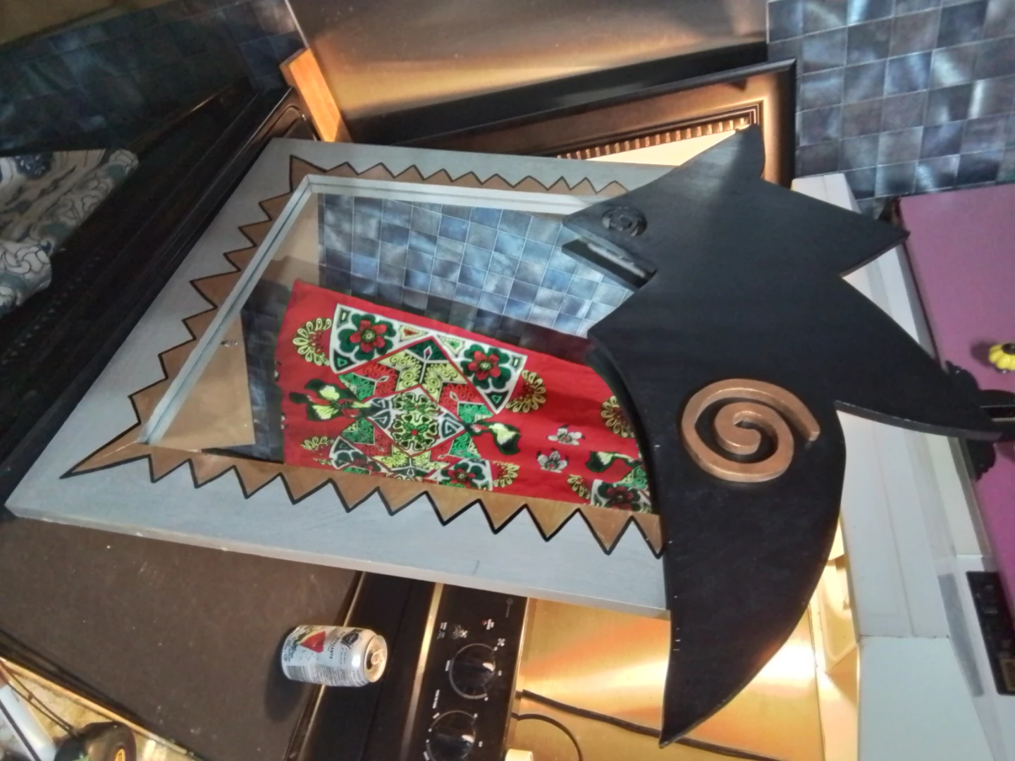 Handcrafted Design Artistic Mirror 29x31" - photo 4