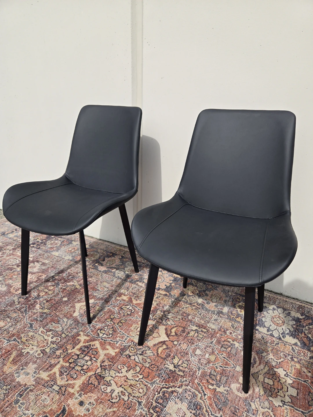 Pair Of Brand New Black Dining Chairs (Price For Both) - photo 2