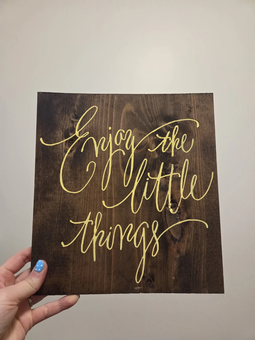 Enjoy the Little Things Wood Sign