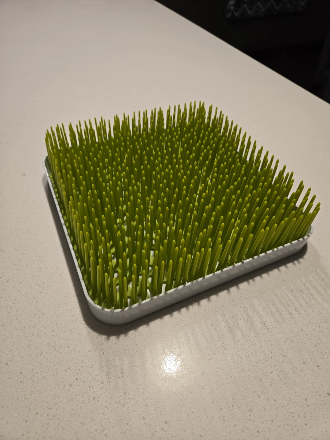 Green Bottle Drying Rack