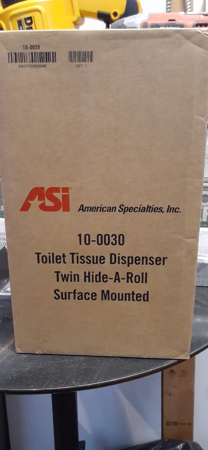 ASI Toilet Tissue Dispenser Twin Hide-A-Roll 10-0030