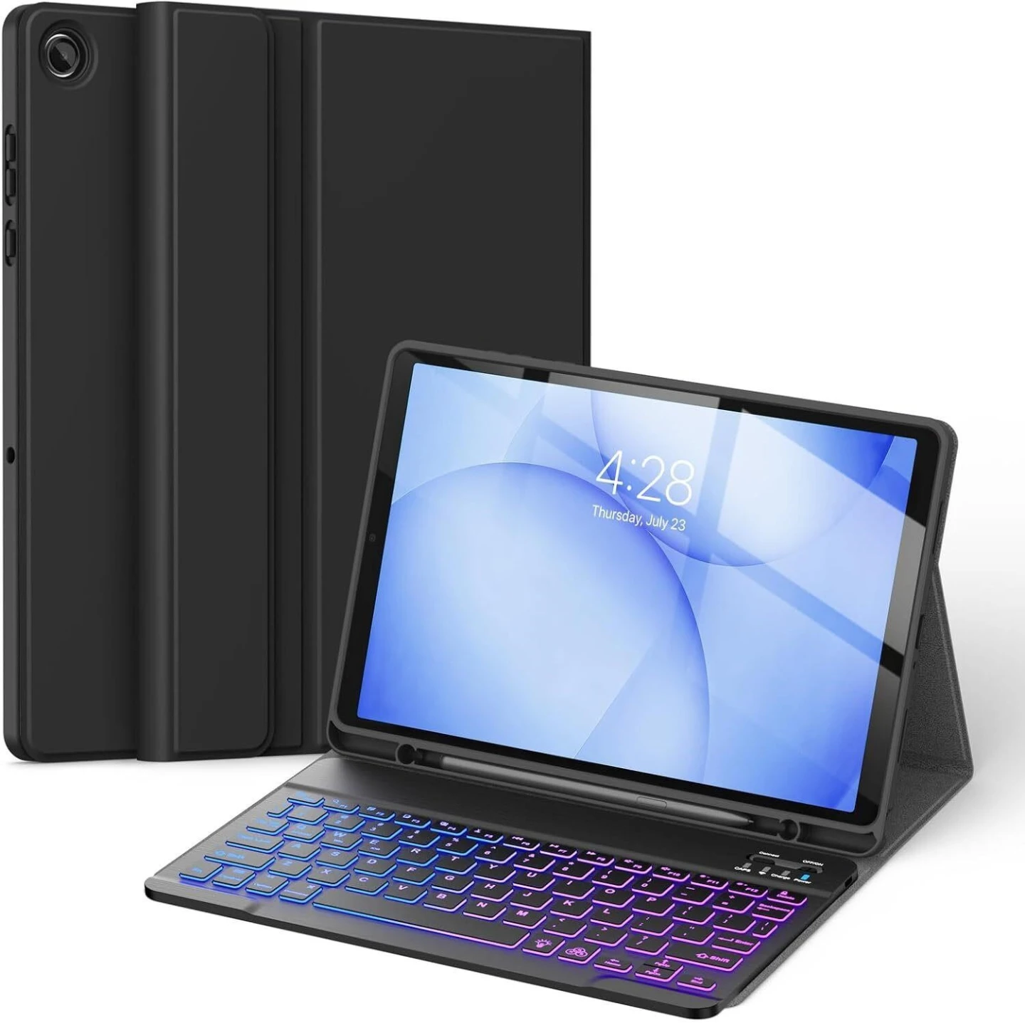 7 Color Backlight Keyboard Case for Samsung Galaxy Tab A11+