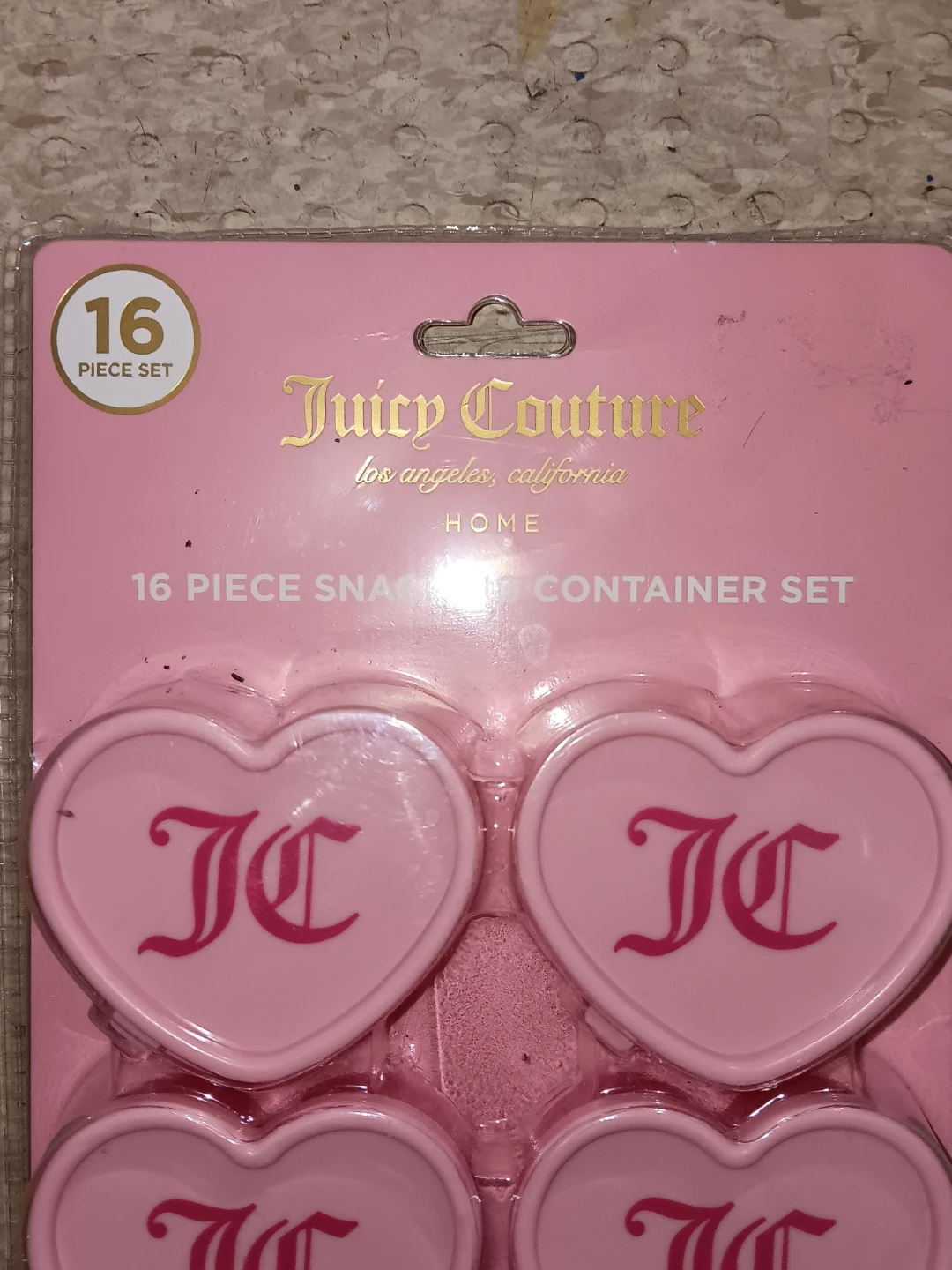 Juicy Couture 16 Piece Heart Snacking Container Set - photo 3