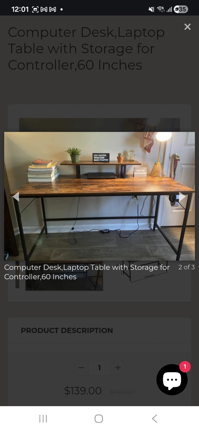 Computer/ office Desk - photo 5