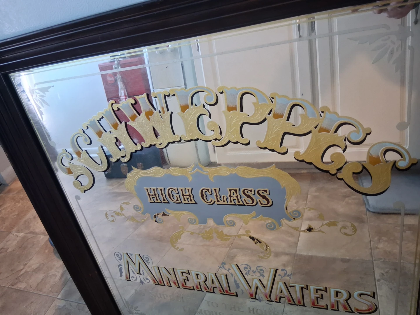 Schweppes High Class Mineral Waters Mirror - photo 2