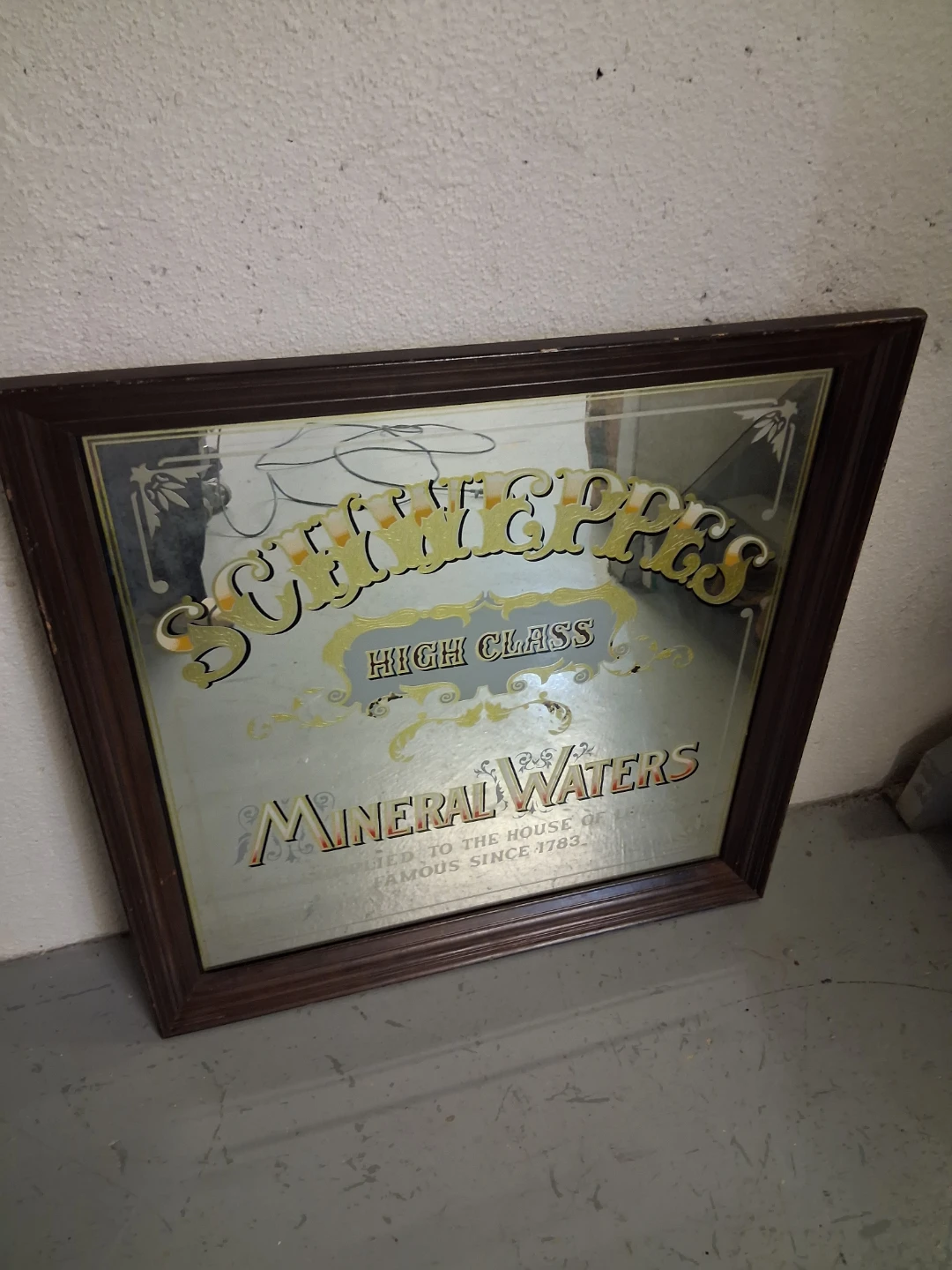 Schweppes High Class Mineral Waters Mirror - photo 5