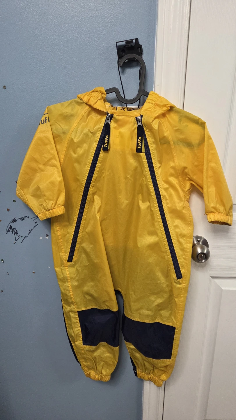 Tuffo Kids Yellow Rain Suit 2T