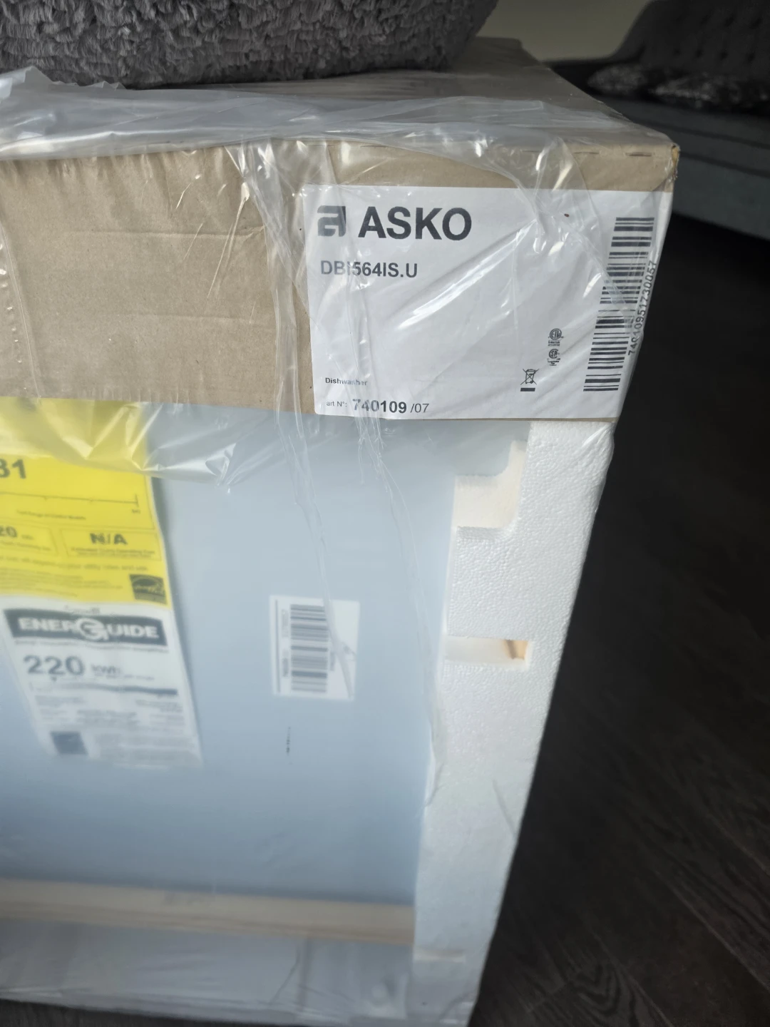 ASKO Dishwasher DB1564IS.U