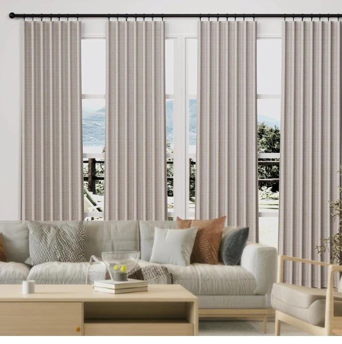 100% Blackout Linen Curtains
