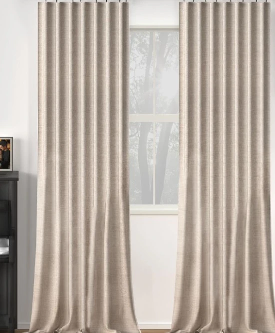 100% Blackout Linen Curtains - photo 3