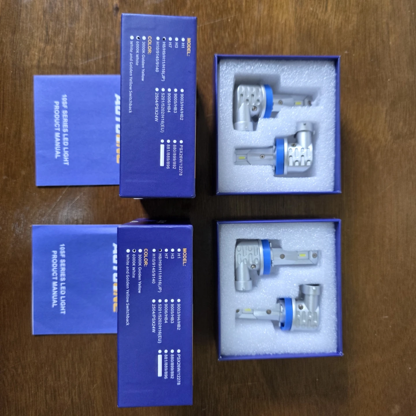 H7 6000K White LED Headlight Bulbs - Pair - photo 4