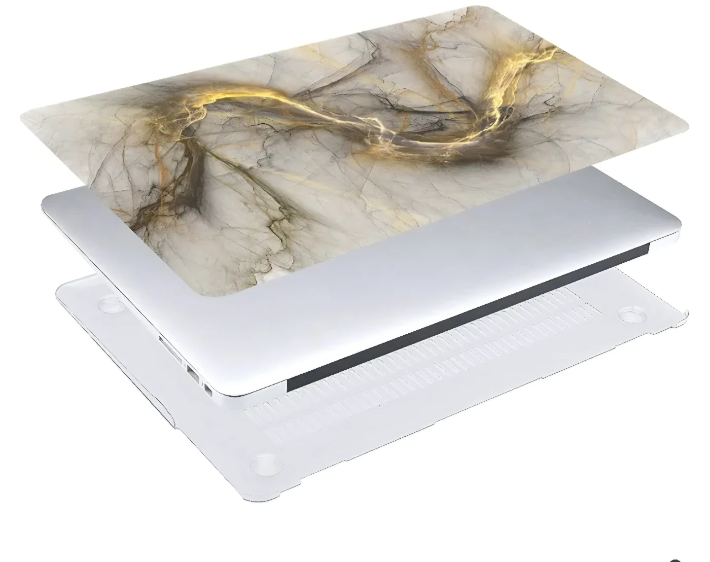 Abstract Swirl Laptop Skin & Keyboard Cover Set - photo 2