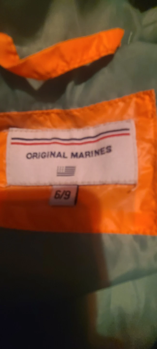 Original Marines Puffer Jacket - Orange/Green #freecycle - photo 4