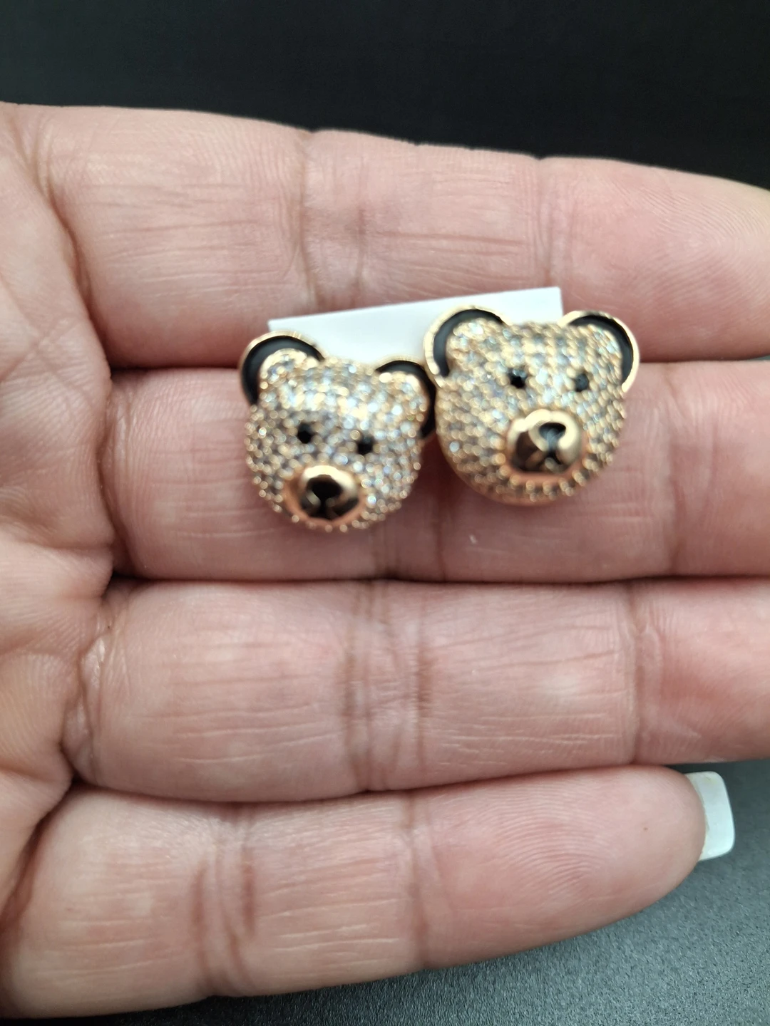 Teddy Bear Stud Earrings