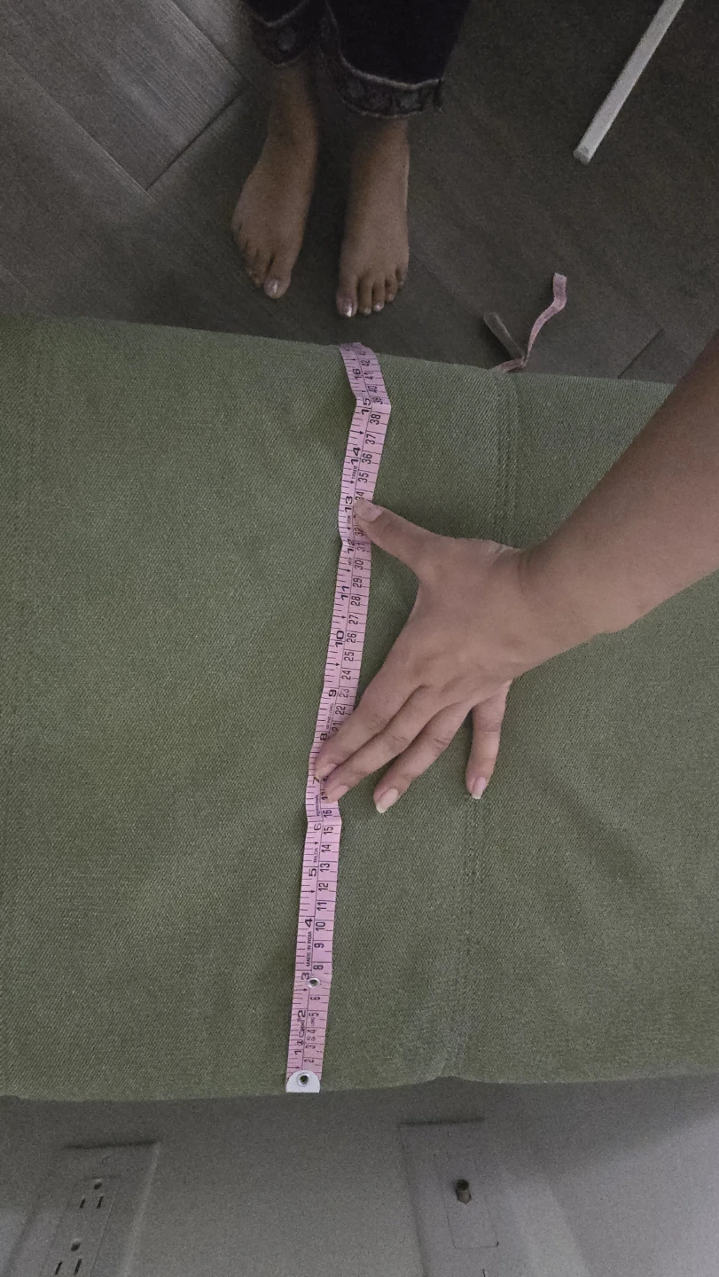 Green storage Bench Cushion/ Ottoman - photo 5