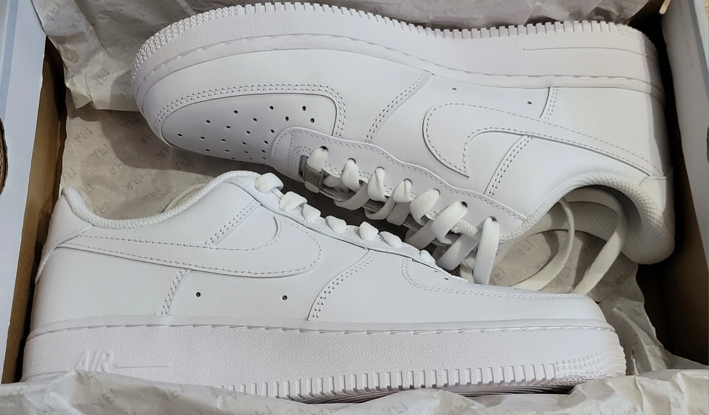 Nike Air Force 1 '07 White Sneakers - photo 3