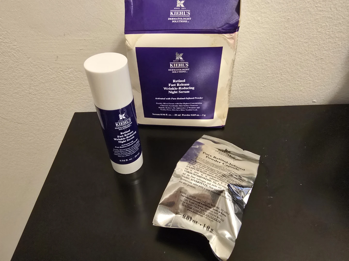 Kiehl's Retinol Fast Release Wrinkle-Reducing Night Serum Set