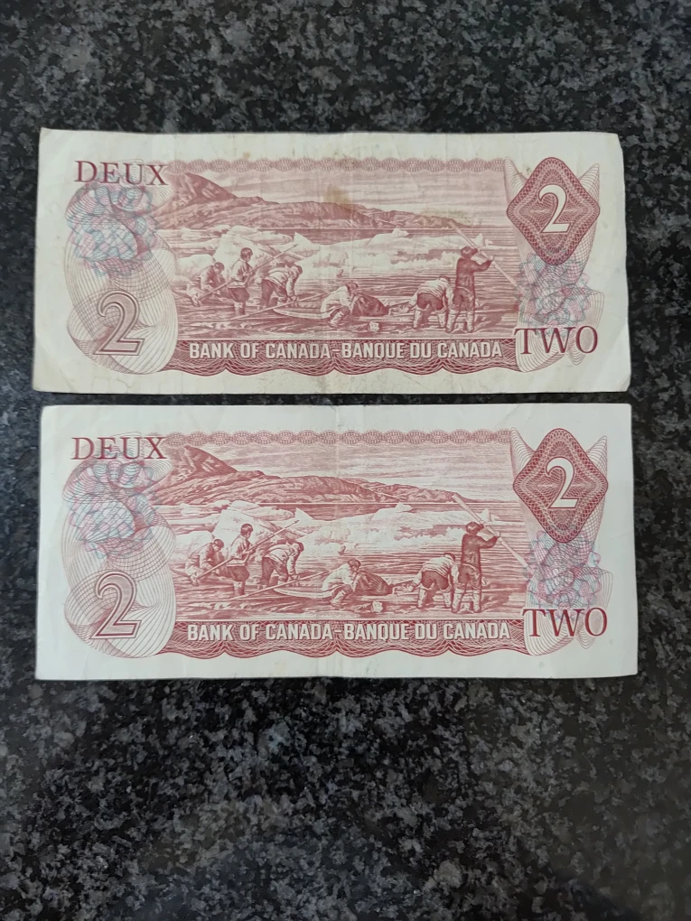 Canadian $2 bill (1974) - photo 2