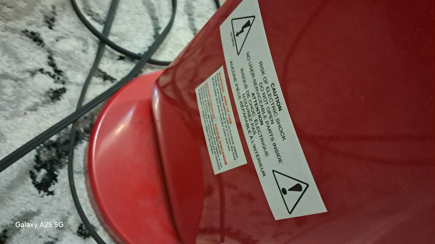 Noma Red Tower Fan Heater - photo 5