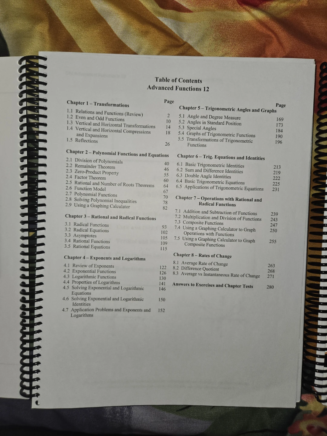 Dynamic math advanced functions and pre-calculus workbooks - photo 3