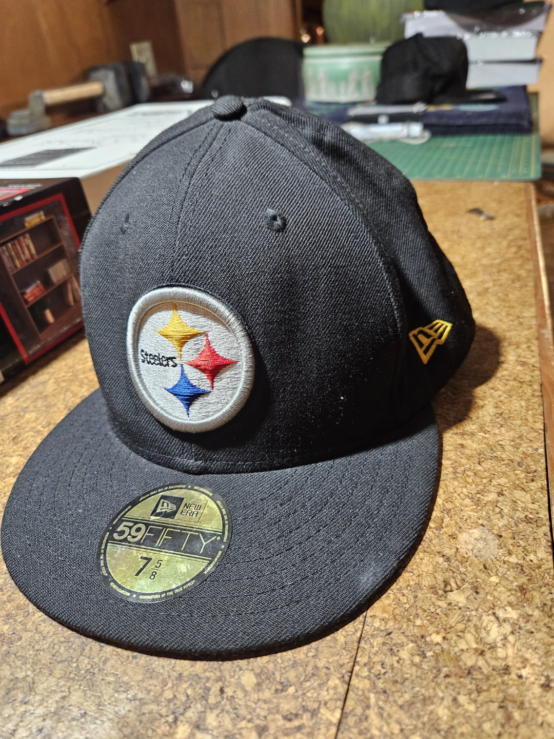 New Era Pittsburgh Steelers 59FIFTY Fitted Hat Size 7 5/8 - photo 3