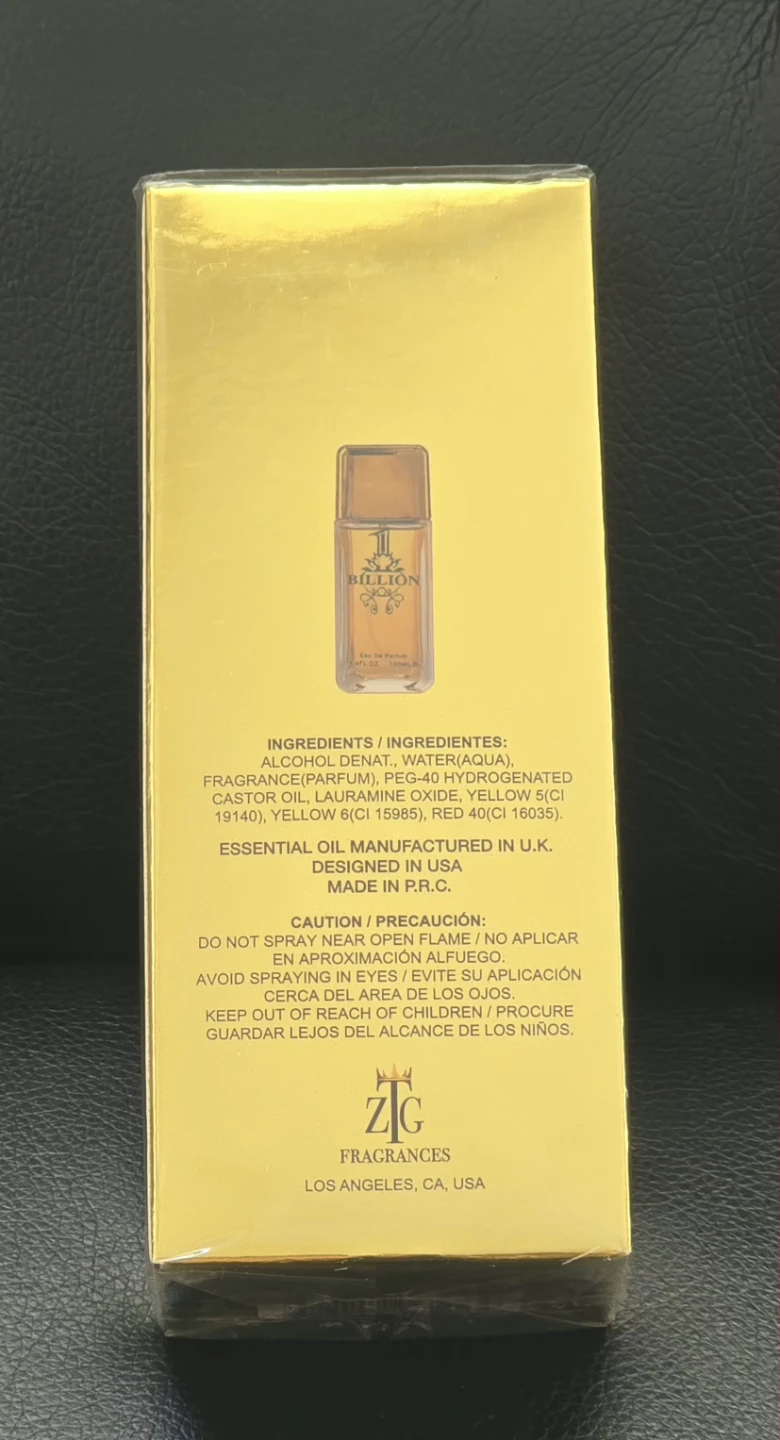 Brand new Man's Billion Eau de Parfum 100ml for sale - photo 5