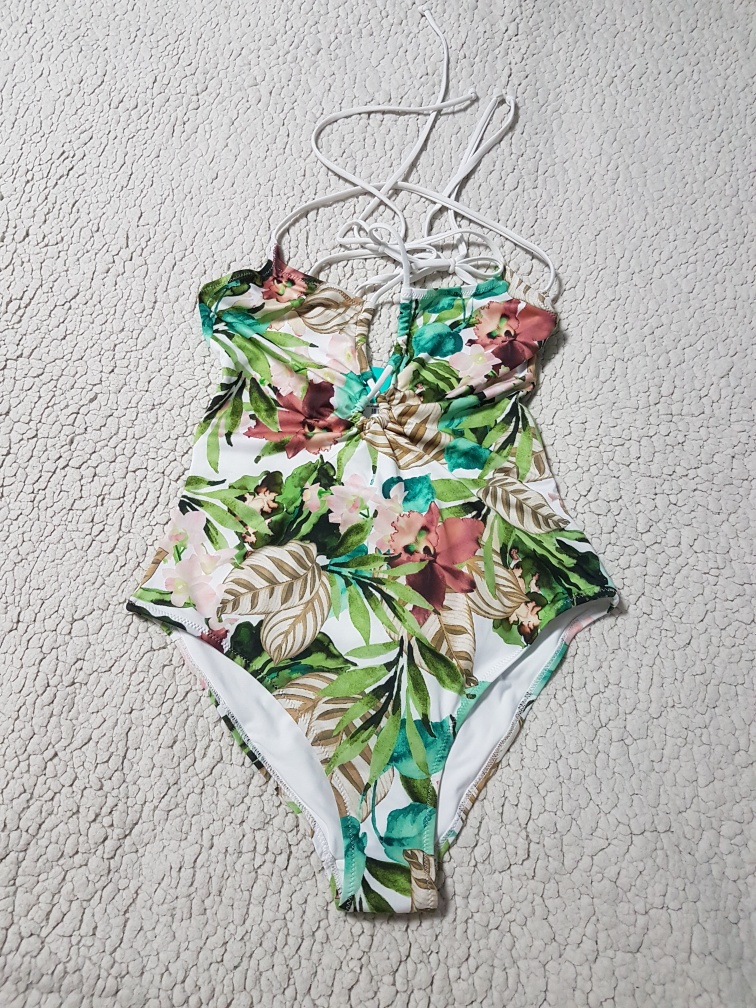 H&M Floral One-Piece Swimsuit Size 12 - photo 3